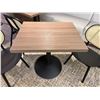 Image 3 : Rectangular Table 24" x 30" x 31"H w/ 2 Cane 21 Dining Chairs 19" x 16" x 32"H