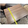 Image 9 : Rectangular Table 24" x 30" x 31"H w/ 2 Cane 21 Dining Chairs 19" x 16" x 32"H