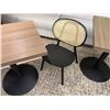 Image 4 : Rectangular Table 24" x 30" x 31"H w/ 2 Cane 21 Dining Chairs 19" x 16" x 32"H