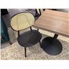 Image 3 : Rectangular Table 24" x 30" x 31"H w/ 1 Cane 21 Dining Chairs 19" x 16" x 32"H