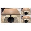 Image 1 : Qty 3 Rectangular Tables on Pedestal Bases 24" x 30" x 31"H