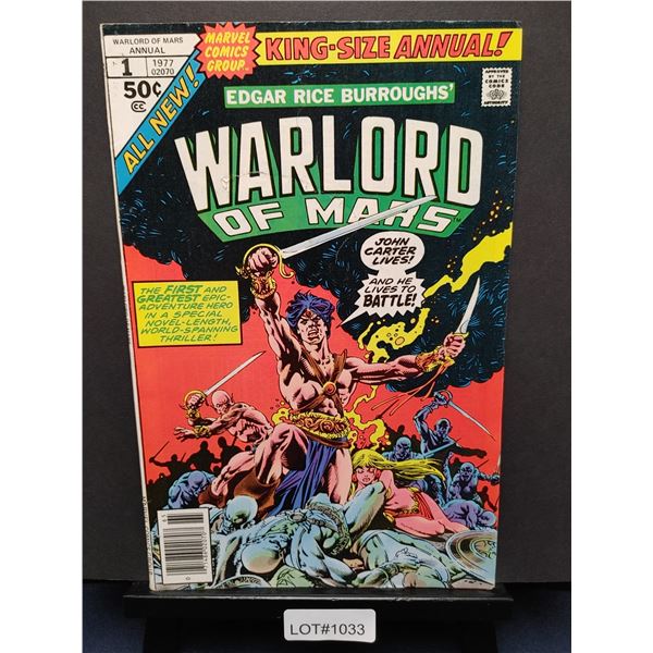 Warlord of Mars King-Size Annual #1 (1977)