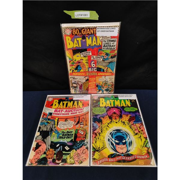 Batman #182, 191, 192 (1965)