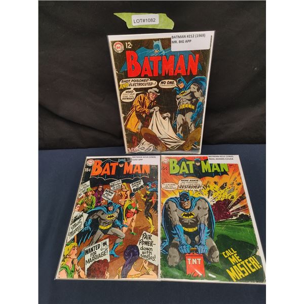 Batman #212, 214, 215 (1969)