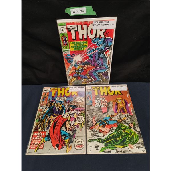 Thor #170(KEY), 179, 190(KEY) (1968)