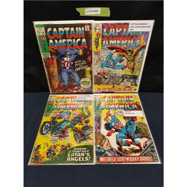 Captain America #125, 127, 128, 132 (1970)