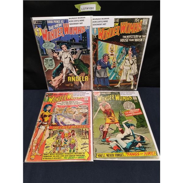 Wonder Woman #193, 195, 198, 202 (1971)