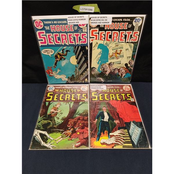House of Secrets #104, 118, 120, 122 (1974)