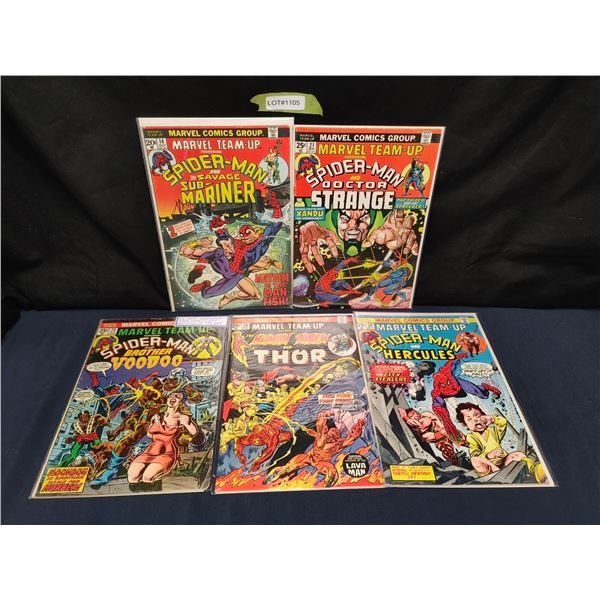 Marvel Team-Up #14, 21, 24(KEY), 26, 28 (1974)