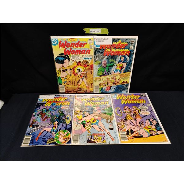 Wonder Woman #222, 247, 248, 249, 250 (1977)
