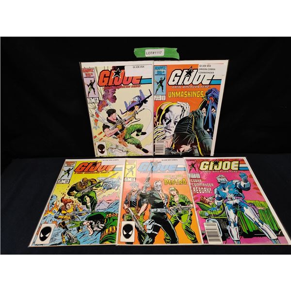 G.I. Joe #54, 55(KEY), 56, 57, 58(KEY) (1986)