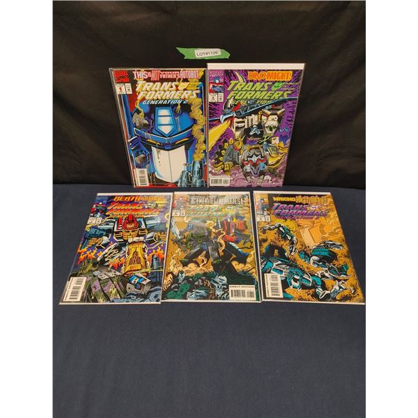 Transformers: Generation 2 #1, 4, 7, 8, 9 (2003)