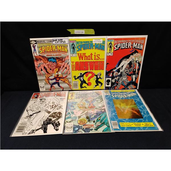 Spectacular Spider-Man #65(KEY), 92(KEY)(CPV), 95, 133, 147, 189(NEWS)