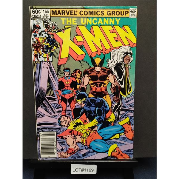X-Men #155 (1982) KEY ISSUE (Newsstand)