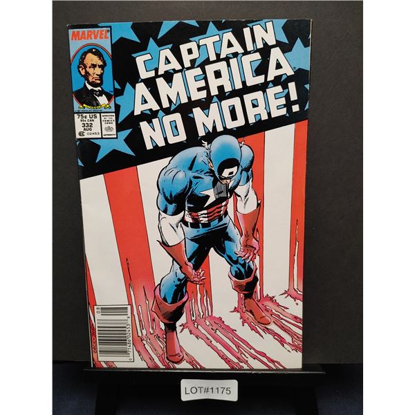 Captain America #332 (1987) KEY ISSUE