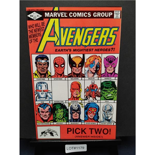 Avengers #221 (1982) KEY ISSUE