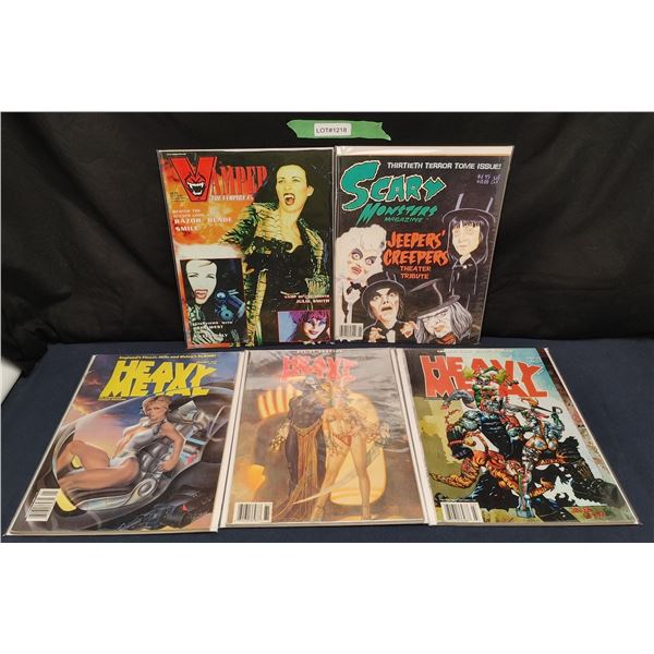 Assorted Horror Comic Magazines