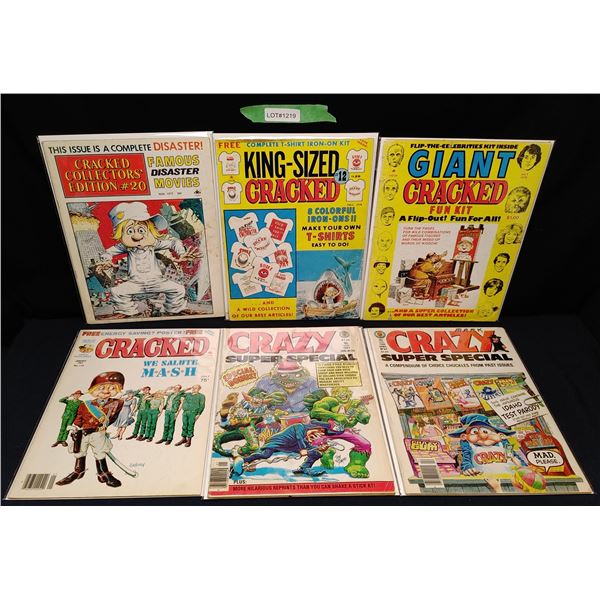 Assorted Cracked and Crazy Magazines (1970s)