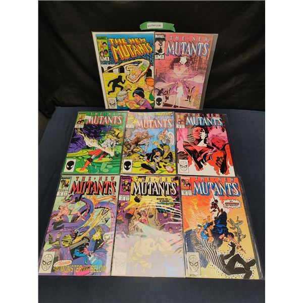 New Mutants #9,31, 52, 59, 62, 76, 79, 83 (1980s)