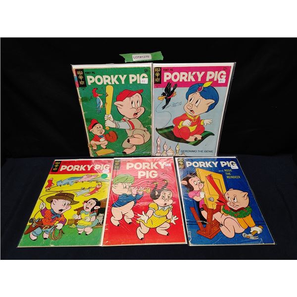 Assorted Silver Age Gold Key Porky Pig Comics (1960s)