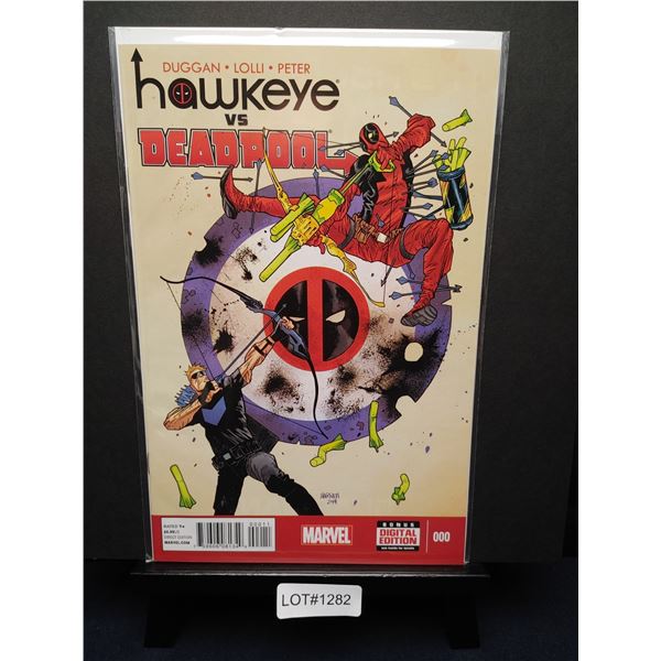 Hawkeye vs. Deadpool #0 (2014) James Harron (KEY) one panel 1st Appearance Spider-Gwen and Jane Fost