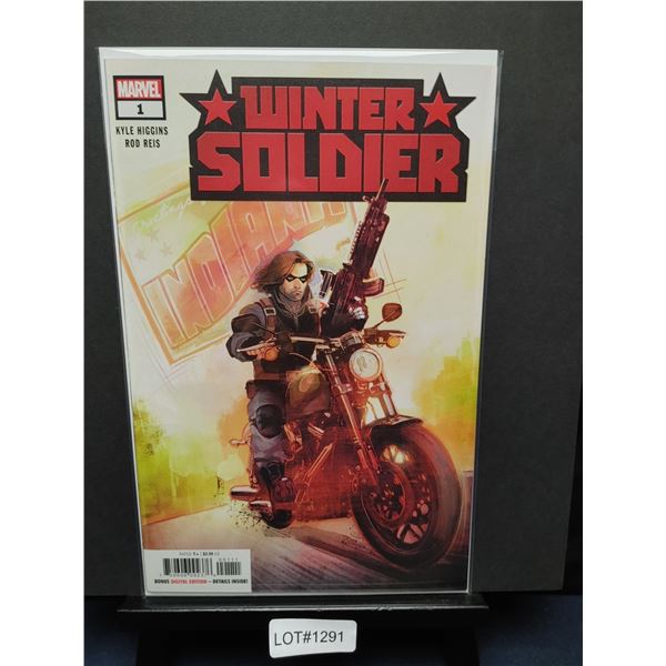 Winter Soldier #1 (2018) Rod Reis (KEY) 1st Appearance of Alpine (Bucky's Cat)