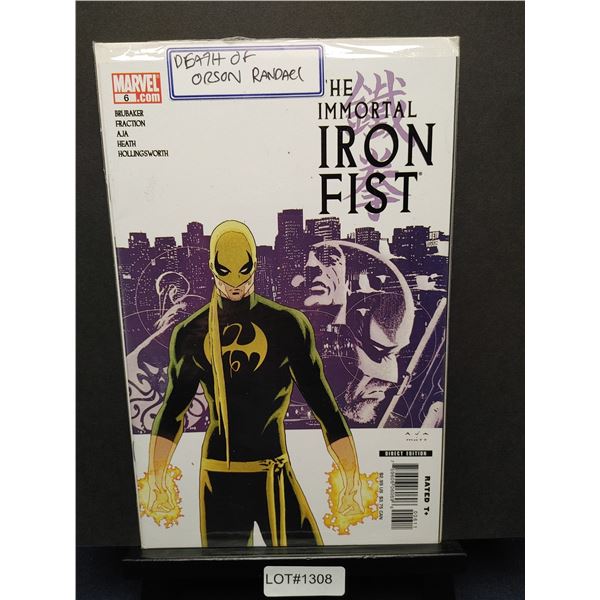 The Immortal Ironfist #6 (2006) David Adja (KEY) Death of Orson Randall