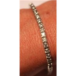 7.17 Carat Total Weight Diamond Tennis Bracelet