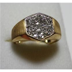 Gent's 1.00 Carat Total Weight Diamond Ring
