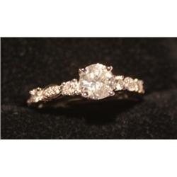1.23 Carat Total Weight Diamond Unity Ring