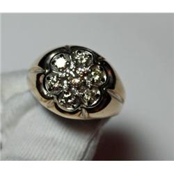 Gent's 1.00 Carat Total Weight Diamond Ring