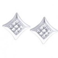 0.23 Ct Vs Diamond Earrings 18 Kw