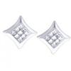 Image 1 : 0.23 Ct Vs Diamond Earrings 18 Kw