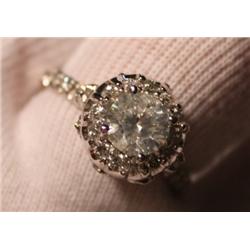 2.21 Carat Total Weight Diamond Ring