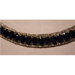 Sapphire & Diamond Necklace - 83+ Carat Total Wgt