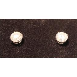 2.67 Carat Total Weight Diamond Stud Earrings