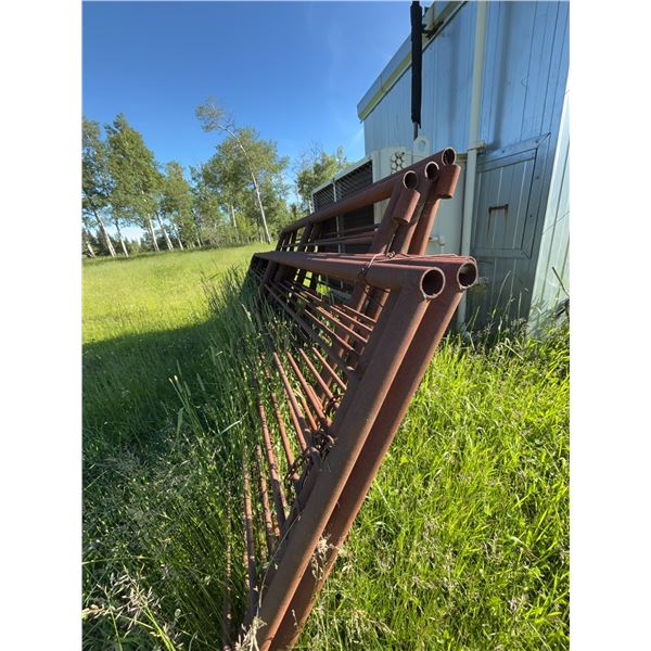 Eight Steel Livestock Gates