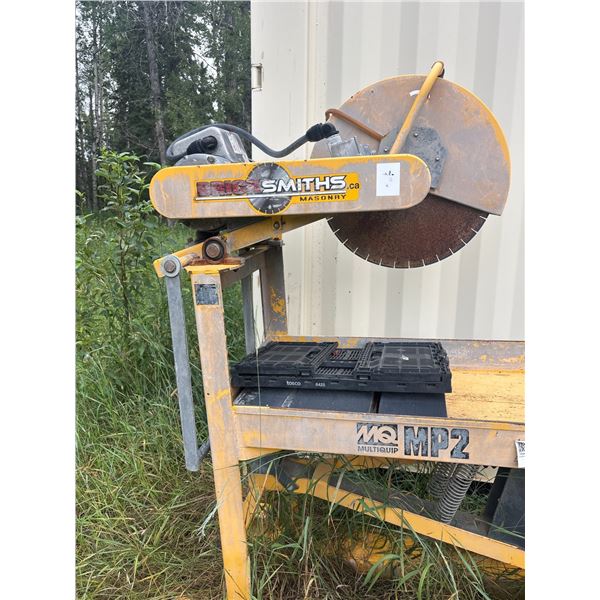 Multiquip MP2 Masonry Saw with Baldor Motor
