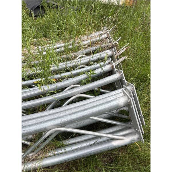 16 Aluminum Quonset Structure Pieces