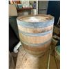 Image 1 : Oak Barrel with Metal Hoops