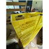 Image 2 : 10 Yellow Plastic Milk Crates
