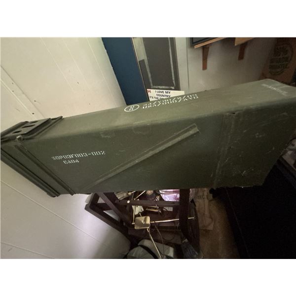 Military Surplus Metal Ammo Canister