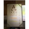 Image 1 : Decorative Eye Chart Wall Art Poster