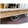 Image 4 : Industrial Wood and Iron Factory Cart