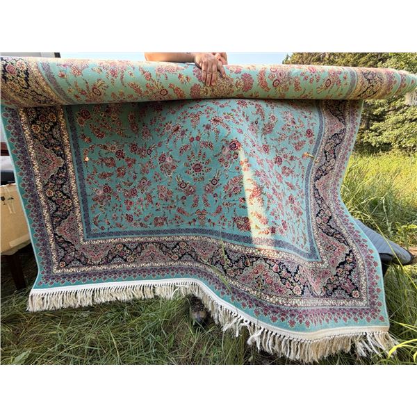Persian Silk and Wool Area Rug 1200 Reeds