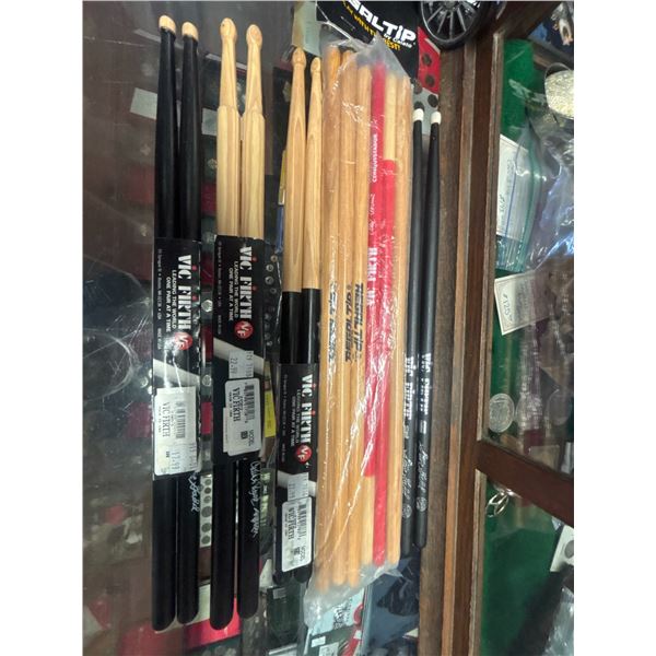 Nine New Sets of Vic Firth and Regal Tip Drum