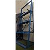 Image 2 : Blue Metal Gently Used Tire Rack or Multi-Purpose Storage