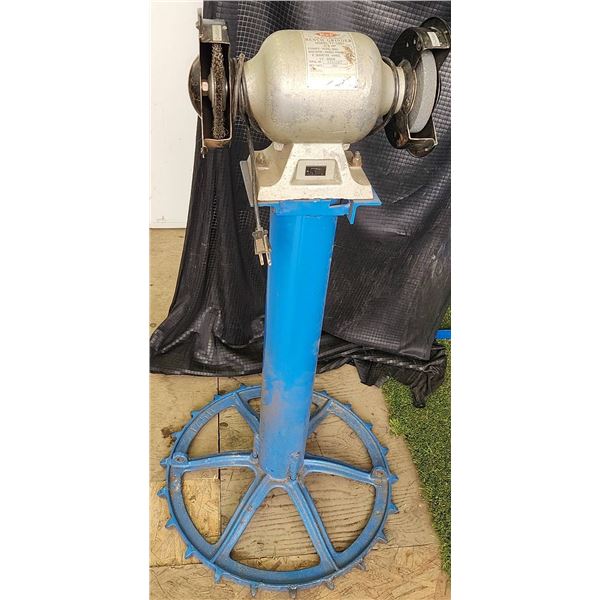 K & F Bench Grinder Model TY-106H on Pedestal Stand
