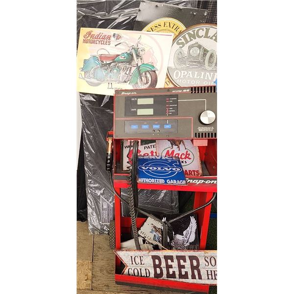 Snap-on MT3750 AVR Automotive Analyzer with Vintage Signs and Accessories