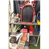 Image 1 : Griot's Car Care Kit, Banks Beer Sign, Dirt Devil Scorpion Hand Vacuum  With Metal Cart